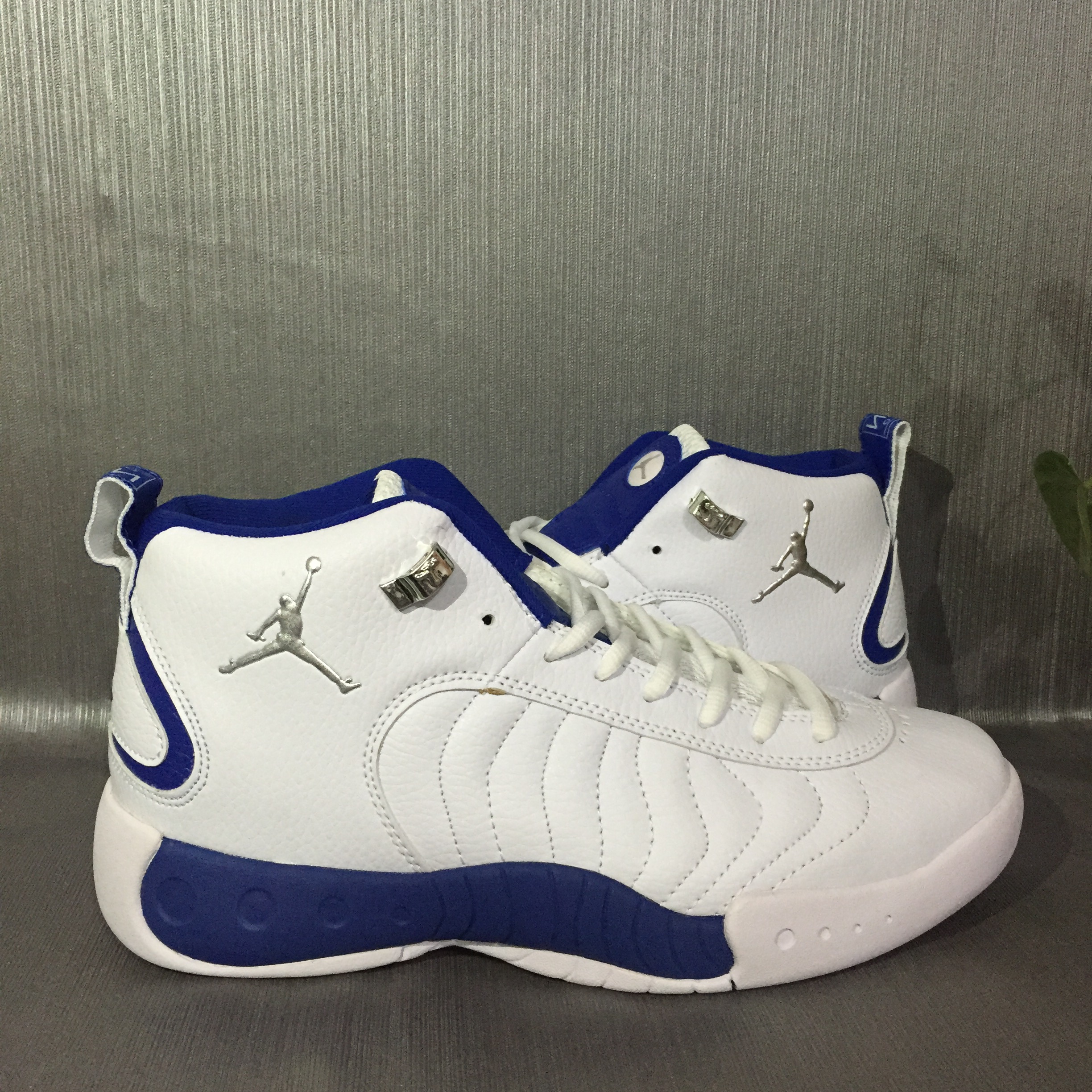 jumpman blue and white
