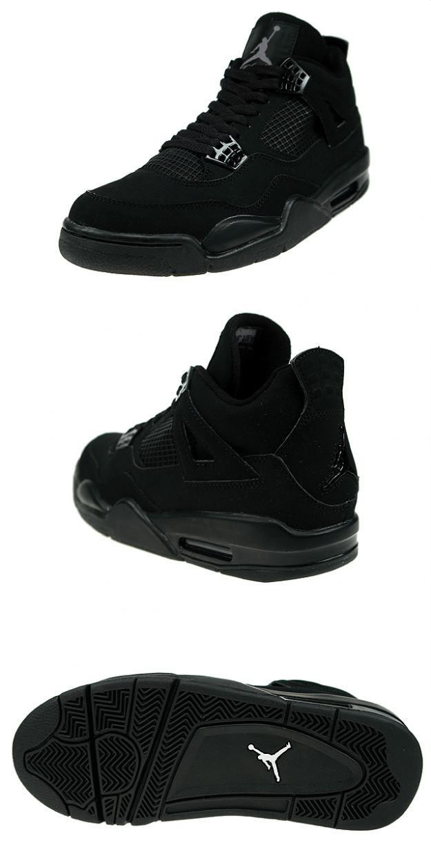 cheap authentic jordan 4 black cat light graphite shoes